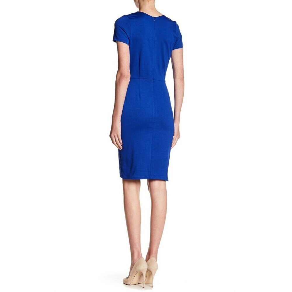 Love...Ady Ponte Short Sleeve Bodycon Dress Size XS COBALT BLUE - Picture 6 of 8